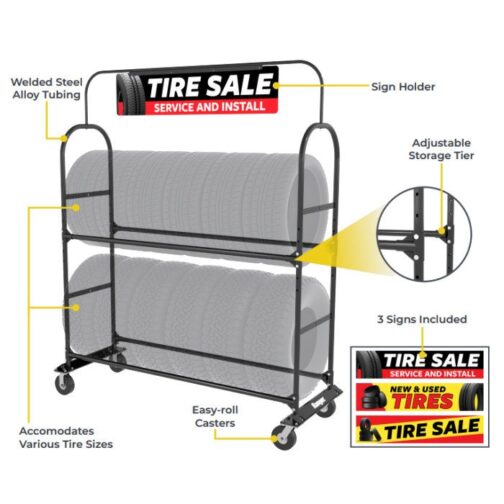 Ranger TSR-2S Heavy-Duty Tire Storage Rack - Image 4