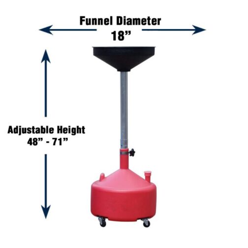 Tuxedo 8G-DRAIN Portable Under Hoist Oil Drain - Image 2